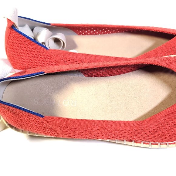 Rothy’s Shoes Red Espadrilles Womens Size 10.5 - Picture 9 of 10